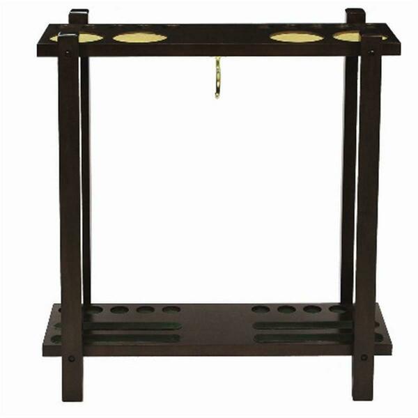 Ram Game Room Straight Floor Cue Rack - Cappuccino SFCR-CAP